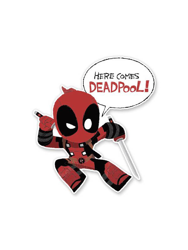 

Redwolf - Here Comes Deadpool - Deadpool Official Sticker