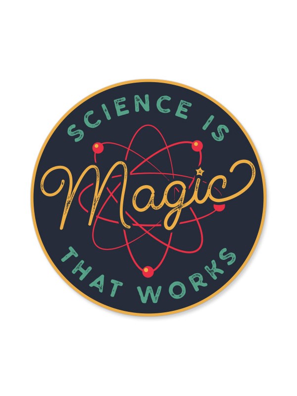 

Redwolf - Science Is Magic That Works - Sticker