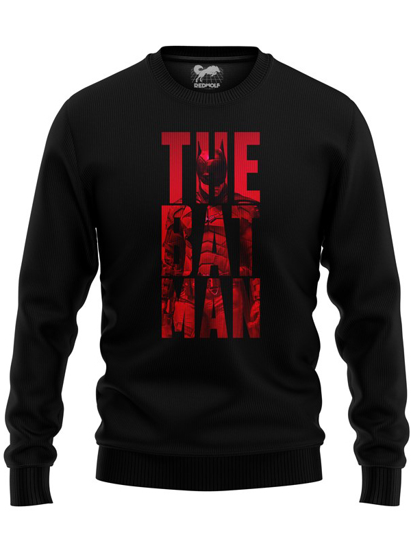 

Redwolf - Batman Threat - Batman Official Pullover, Black