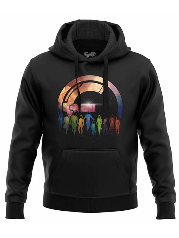 

Redwolf - Eternals: Galactic Silhouette - Marvel Official Hoodie, Black