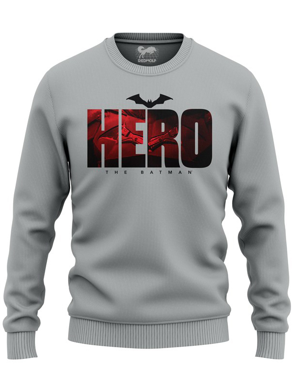 

Redwolf - Hero - Batman Official Pullover, Cement