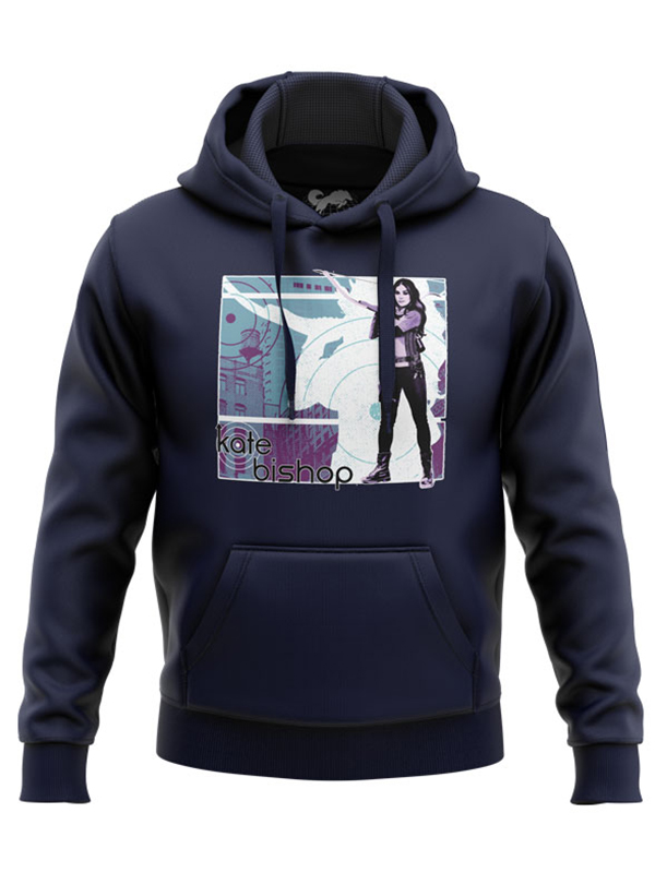 

Redwolf - Kate Bishop Pose - Marvel Official Hoodie, Navy blue