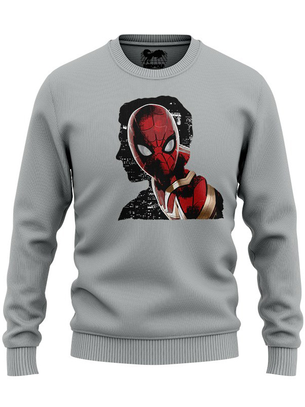 

Redwolf - Peter Parker Is Spider-Man - Marvel Official Pullover, Cement