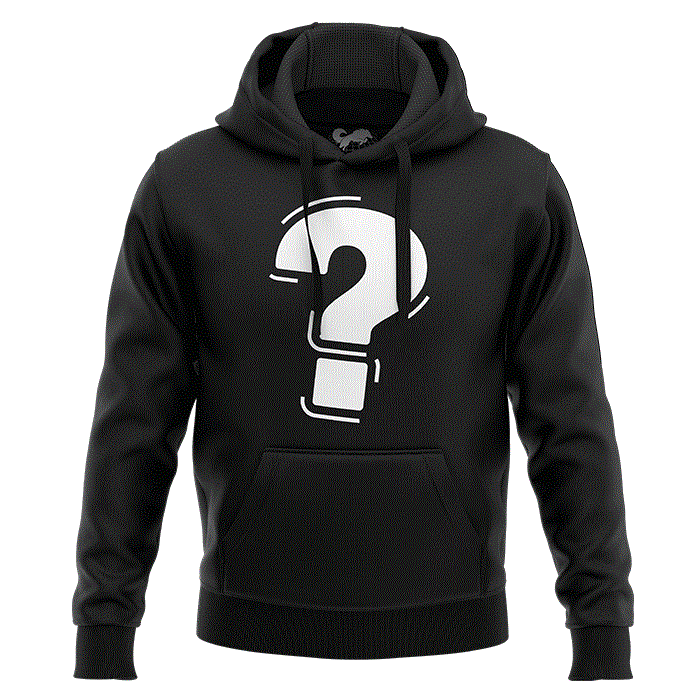 

Redwolf - Mystery Hoodie, The mystery hoodie can be any one of the following colours: black;red;green;navy blue;heather grey;etc.