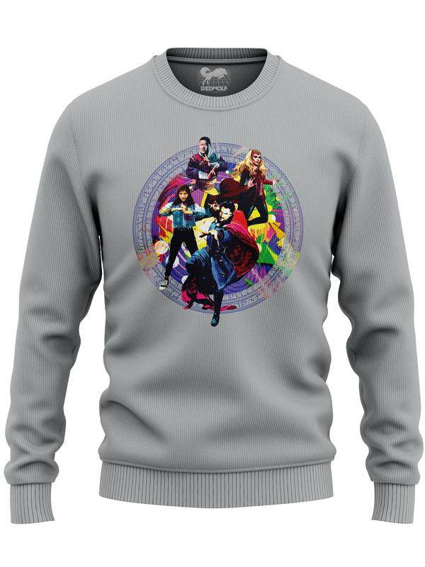 

Redwolf - Team Multiverse In Action - Marvel Official Pullover, Cement