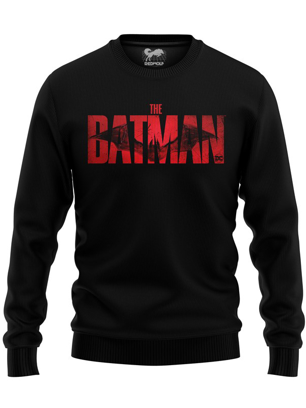 

Redwolf - The Batman Logo - Batman Official Pullover, Black