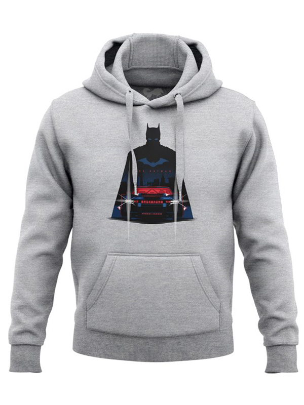 

Redwolf - The Batmobile - Batman Official Hoodie, Heather grey