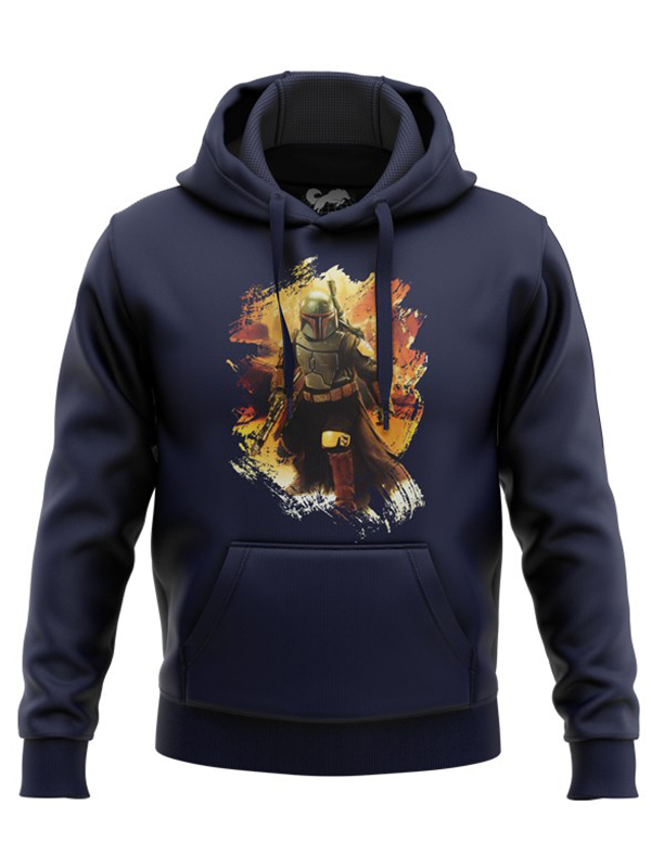 

Redwolf - The Legend: Boba Fett - Star Wars Official Hoodie, Navy blue