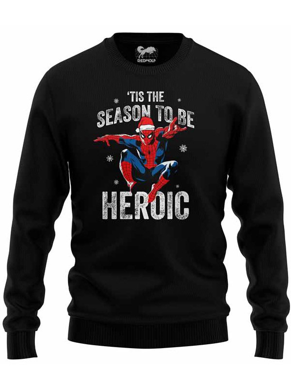 

Redwolf - Season To Be Heroic - Marvel Official Pullover, Black