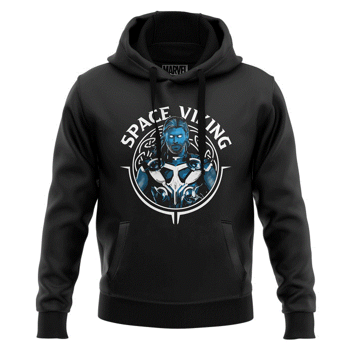 

Redwolf - Space Viking (Glow In The Dark) - Marvel Official Hoodie, Black