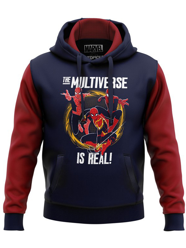 

Redwolf - The Multiverse Is Real! - Marvel Official Hoodie, Navy blue & red