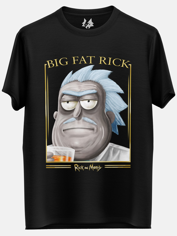 Big Fat Rick T-shirt | Rick And Morty Official T-shirt | Redwolf