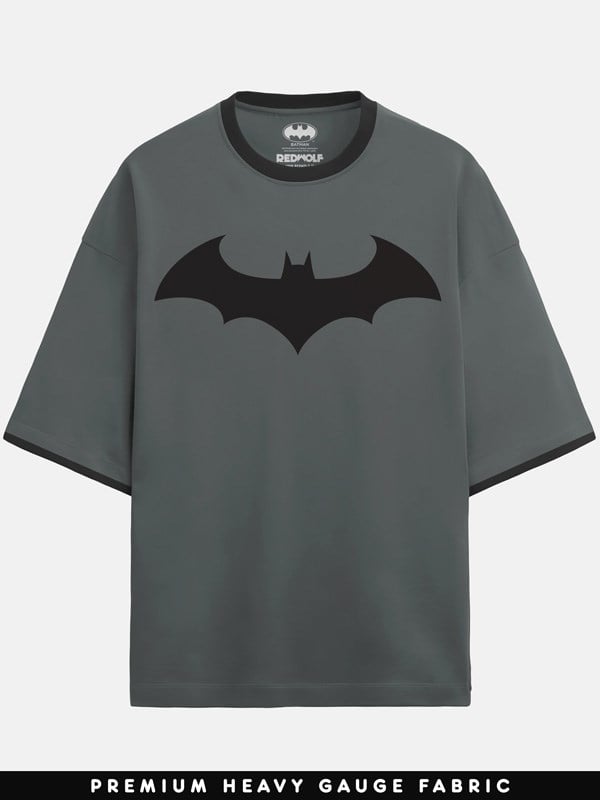 Batman Emblem Oversized T Shirt Official Batman Merchandise Redwolf