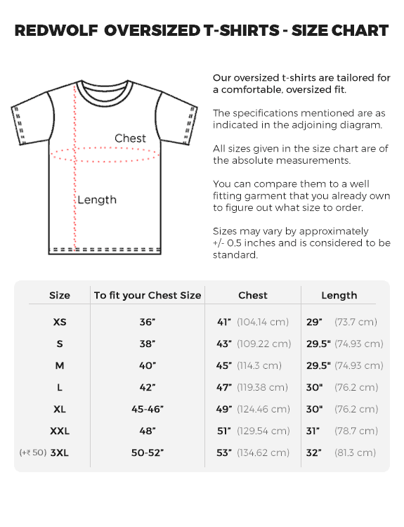What is the T-shirt size chart? - Quora